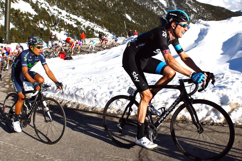 Bradley Wiggins attacked sharply under the 1km to go flag in stage 3 at last week's Volta a Catalunya. Photo: VeloNews.com