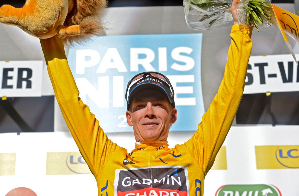 The first of two back-to-back decisive Paris-Nice stages faces Andrew Talansky and his rivals on Friday. Photo: Graham Watson | <a id="www.grahamwatson.com" href="http://grahamwatson.com">www.grahamwatson.com</a>