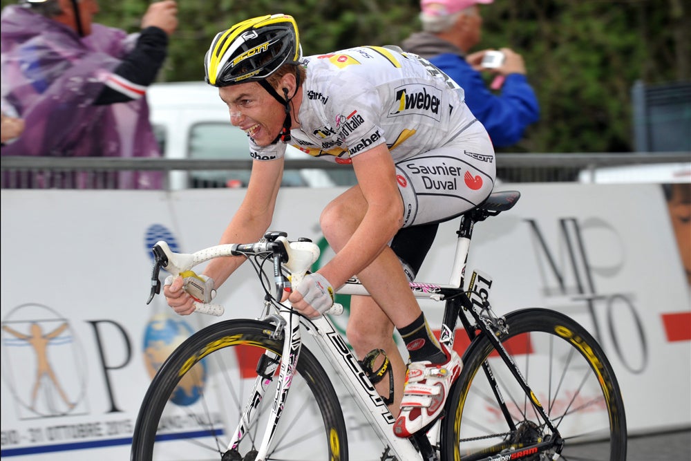 Riccardo Ricco tested positive for a banned substance at the 2008 Tour de France, and then in 2011 he was rushed to the hospital following his attempt at a blood transfusion. Photo: Graham Watson | <a id="www.grahamwatson.com" href="http://grahamwatson.com">www.grahamwatson.com</a>