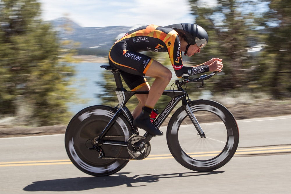 Chad Haga rode to victory in Thursday's opening time trial at the Redlands Bicycle Classic. Photo: VeloNews.com