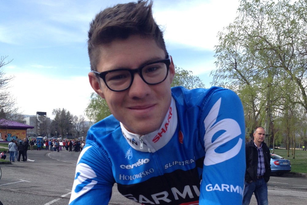 Alex Howes of Garmin-Sharp expects to make his grand tour debut at next month's Giro d'Italia. Photo: Andrew Hood | VeloNews.com