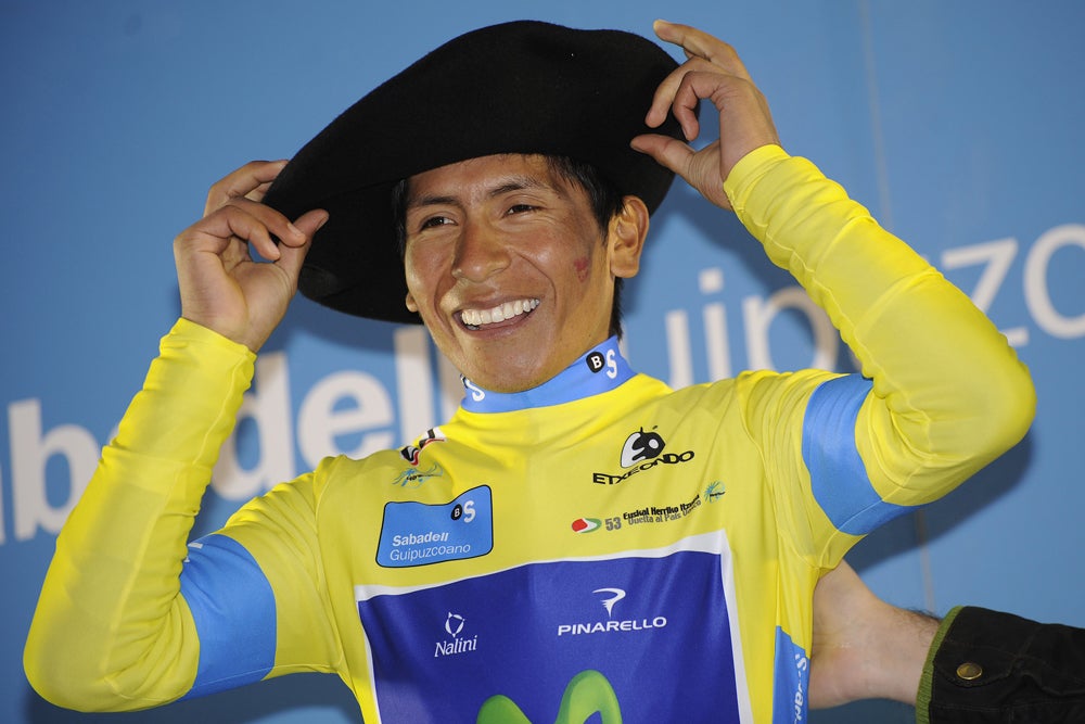 Nairo Quintana had a solid spring season in 2013,, highlighted by his overall victory at the Tour of the Basque Country. Photo: Graham Watson | <a id="www.grahamwatson.com" href="http://grahamwatson.com">www.grahamwatson.com</a>