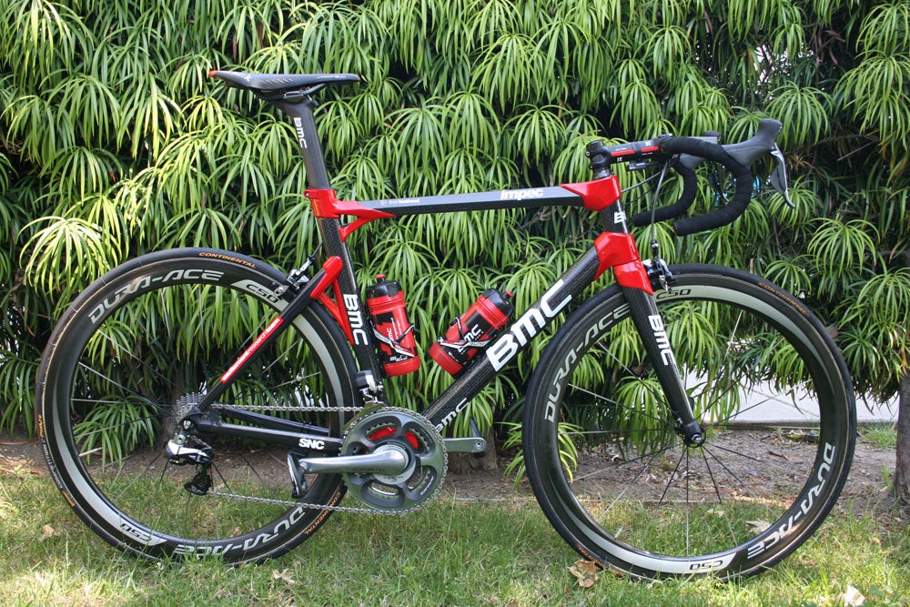 After a brief hiatus from the Pro Tour peloton in 2012, BMC’s Impec is back in action. Several riders are aboard the Impec this season including Thor Hushovd, Danilo Wys and Martin Kohler. Hushovd will be hunting for stage wins at the Amgen Tour of California in addition to riding in support of race favorite Tejay van Garderen.  Photo: Evan Rudd