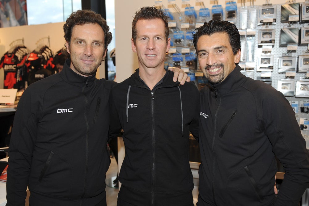 Max Sciandri (left) opted to remain with BMC Racing instead of move to a position as head coach of the Italian national team. Photo: Graham Watson | <a id="www.grahamwatson.com" href="http://grahamwatson.com">www.grahamwatson.com</a>