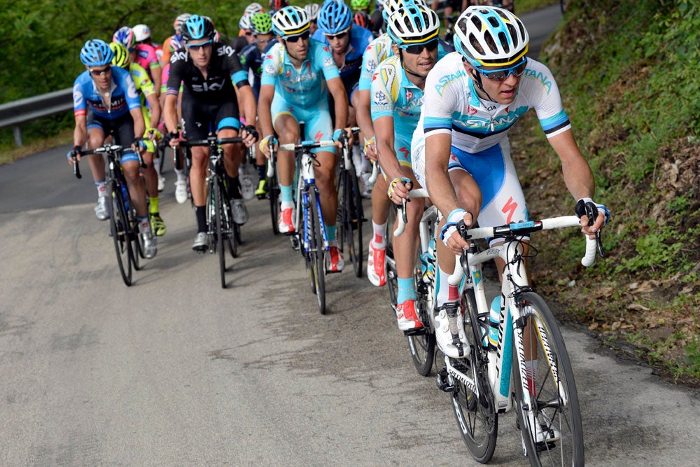 Tanel Kangert has ridden the front for Astana for nearly two weeks and nearly landed a stage win on Tuesday. Photo: Graham Watson | <a id="www.grahamwatson.com" href="http://grahamwatson.com">www.grahamwatson.com</a>