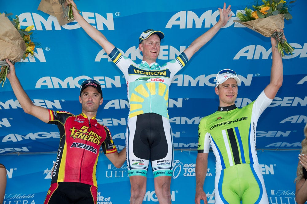 Lieuwe Westra and Vacansoleil are searching for a new title sponsor and more Amgen stage wins. Photo: Casey B. Gibson | <a id="www.cbgphoto.com" href="http://cbgphoto.com">www.cbgphoto.com</a>