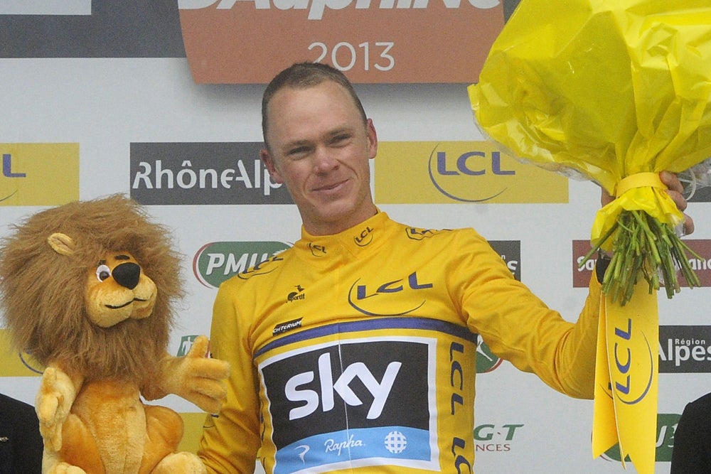 Chris Froome continued his successful season with an overall victory at the Criterium du Dauphine over the weekend. Photo: Graham Watson | <a id="www.grahamwatson.com" href="http://grahamwatson.com">www.grahamwatson.com</a>