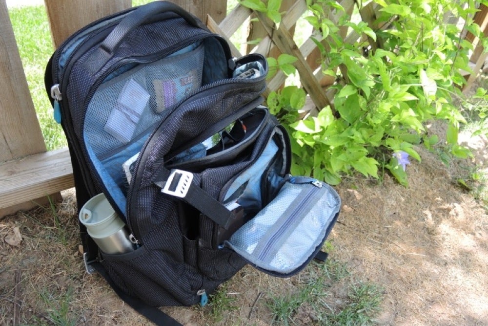 The Thule CrossOver is for the pack rats. It can carry a lot and there are plenty of pockets to borough stuff away. Photo: Logan VonBokel | VeloNews.com