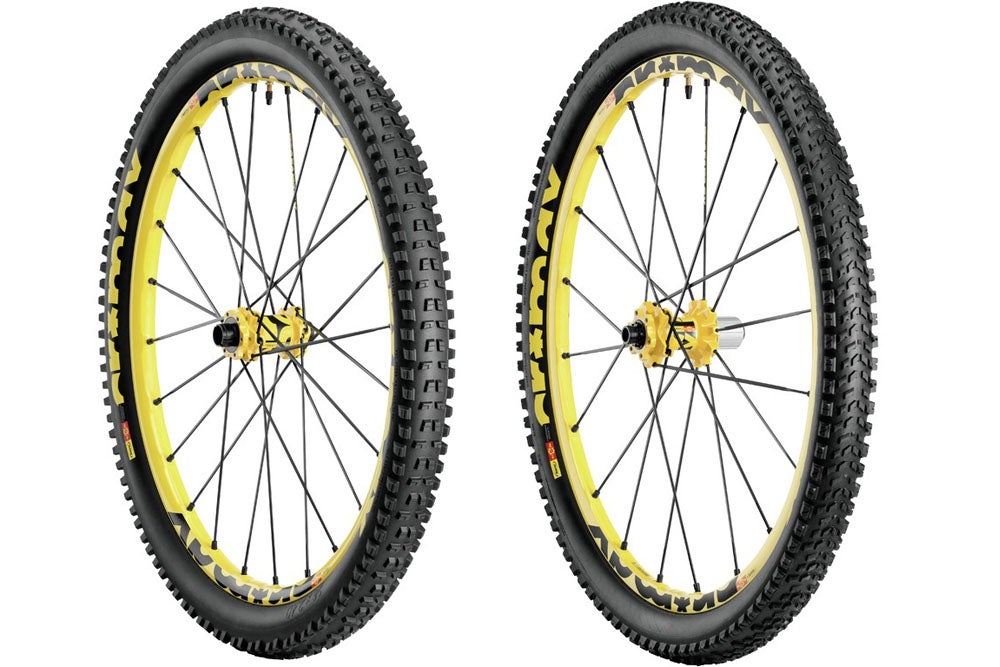 The new Mavic Crossmax Enduro is a purpose-built wheel/tire set with enduro mountain bike racers in mind. Photo: Mavic