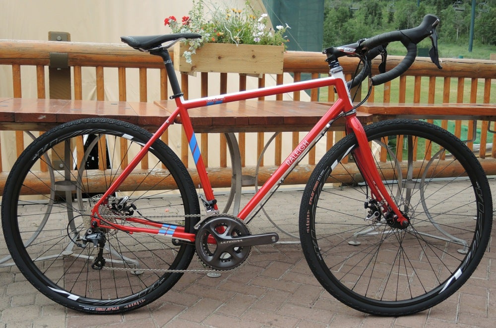 Gravel racing seems to be a natural progression for Raleigh, considering its devotion to grassroots racing and cyclocross. With steel tubing and relaxed geometry, the Tamland 1 and 2 mark the brand's entrance into a new market. Photo: Logan VonBokel | VeloNews.com