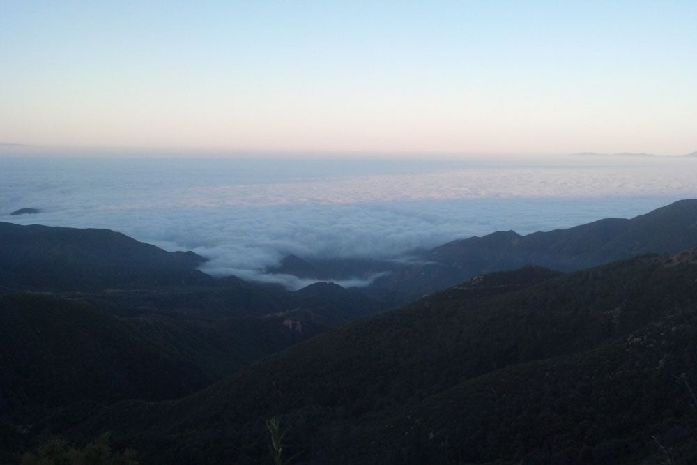 The view down from Big Bear isn't bad. Photo: Phil Gaimon | VeloNews.com