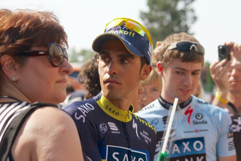 Alberto Contador is staying put at Saxo-Tinkoff, according to team boss Bjarne Riis. Photo: Graham Watson | <a id="www.grahamwatson.com" href="http://grahamwatson.com">www.grahamwatson.com</a>