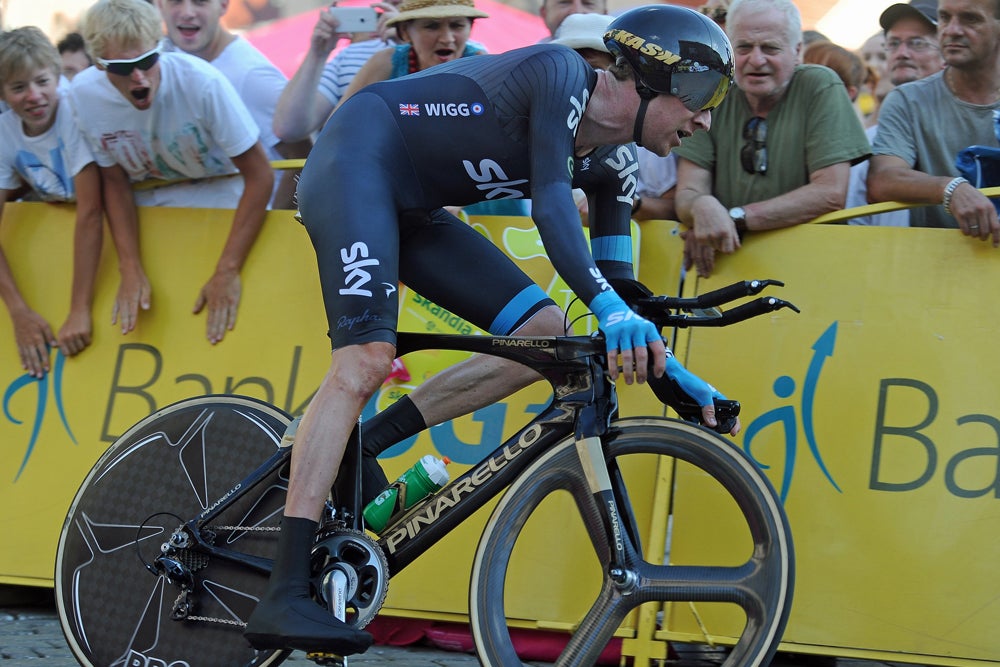 Bradley Wiggins says he is bulking up for a run at the TT world title in September. Photo: Graham Watson | <a id="www.grahamwatson.com" href="http://grahamwatson.com">www.grahamwatson.com</a>