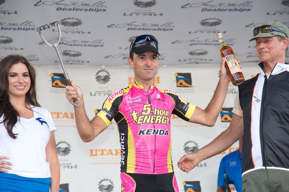 Francisco Mancebo won stage 6 at the Larry H. Miller Tour of Utah this year. Photo: Casey B. Gibson | <a href="http://www.cbgphoto.com">www.cbgphoto.com</a>