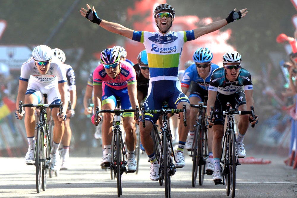 Michael Matthews won his first grand tour stage on Stage 5 of the 2013 Vuelta a España. Photo: Graham Watson | <a id="www.grahamwatson.com" href="http://grahamwatson.com">www.grahamwatson.com</a>