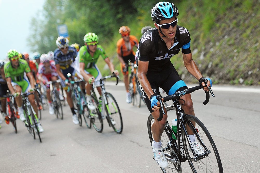 Sergio Henao burst onto the radar in 2013 and targeted his first grand tour as a team leader at the Vuelta a España. Photo: Graham Watson | <a id="www.grahamwatson.com" href="http://grahamwatson.com">www.grahamwatson.com</a>