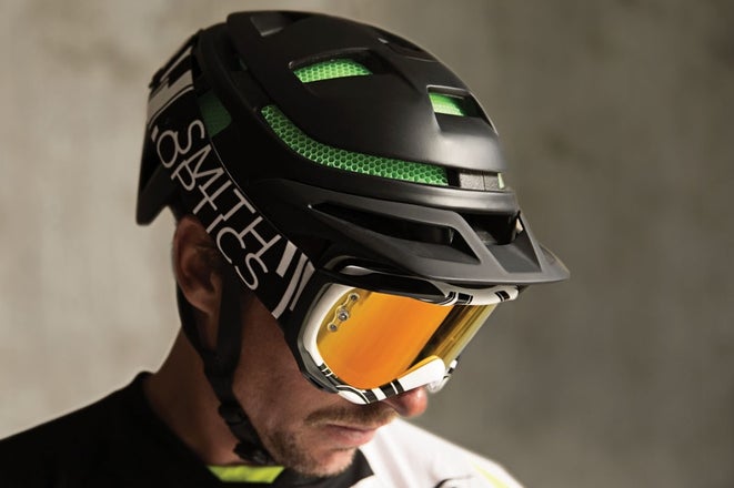 The Smith Forefront uses Smith's patented Aerocore low-density material, which allows the helmet to breathe while increasing protection. Photo: Smith Optics