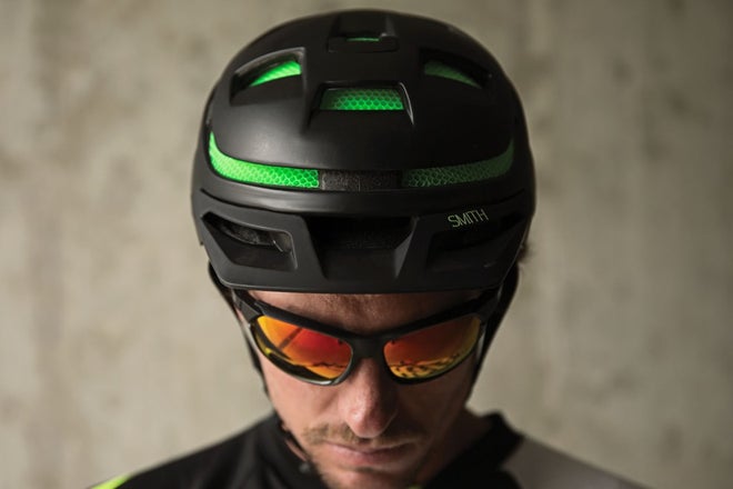 The Forefront will be available in 10 colors and we're excited to see them, as the Aerocore has a unique look. Photo: Smith Optics