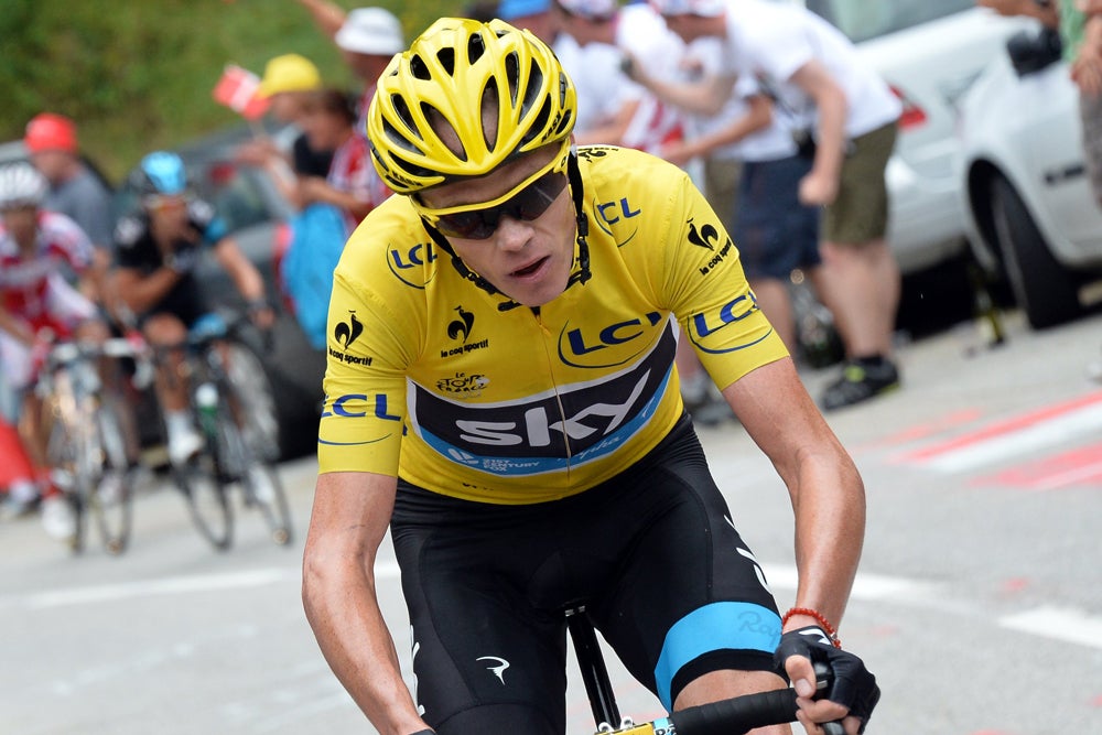 Chris Froome has to be considered the only top-shelf contender to win the 2014 Tour de France. Photo: Graham Watson | <a id="www.grahamwatson.com" href="http://grahamwatson.com">www.grahamwatson.com</a>