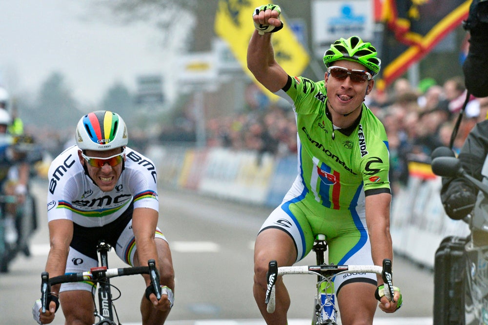 Peter Sagan will look to dethrone world champion Philippe Gilbert in Florence on September 29. Photo: Graham Watson | <a id="www.grahamwatson.com" href="http://grahamwatson.com">www.grahamwatson.com</a>