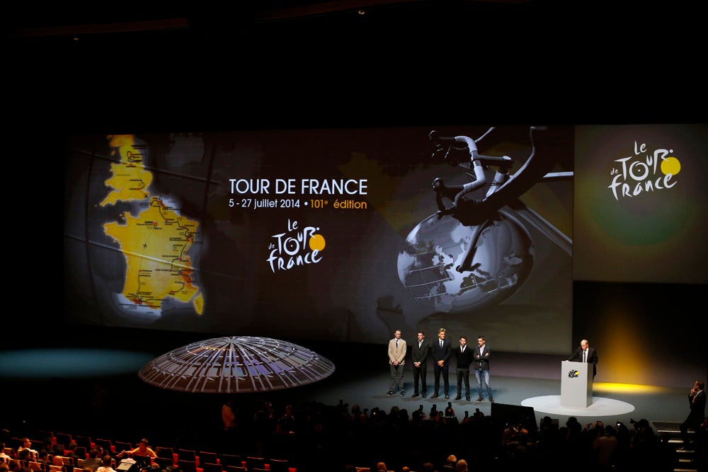 The 2014 Tour de France route has plenty on offer for the climbers and sprinters. Photo: Thomas Coex | AFP