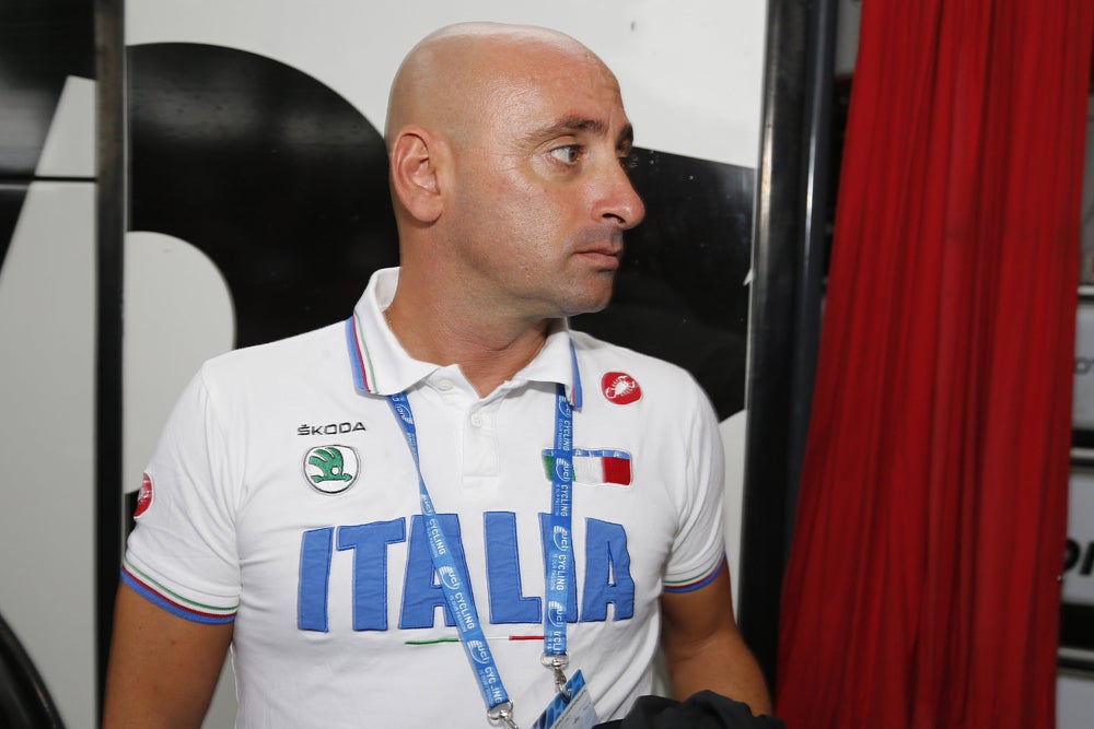 Paolo Bettini is leaving the Italian team for a pro gig. Photo: Graham Watson | <a id="www.grahamwatson.com" href="http://grahamwatson.com">www.grahamwatson.com</a>