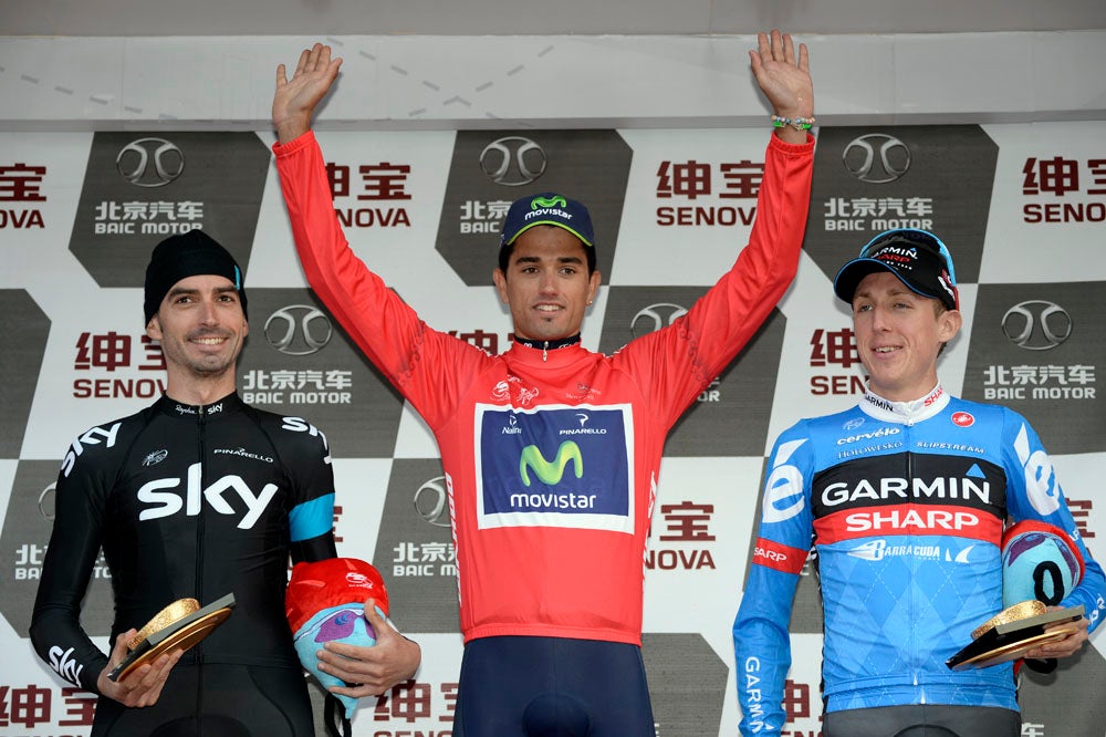 Benat Intxausti edged Dan  Martin (right) by 10 seconds to win the overall title in Beijing. Photo: Graham Watson | <a id="www.grahamwatson.com" href="http://grahamwatson.com">www.grahamwatson.com</a>