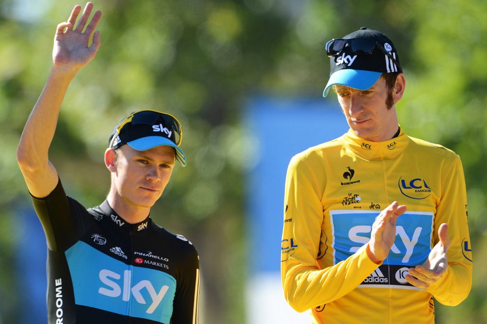 Tension between Chris Froome and Bradley Wiggins was evident during the latter's 2012 Tour de France win. Photo: Graham Watson | <a id="www.grahamwatson.com" href="http://grahamwatson.com">www.grahamwatson.com</a>