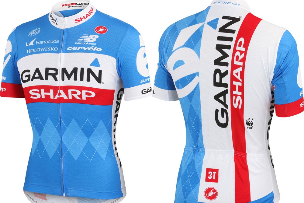 Garmin-Sharp introduced its 2014 kit Friday morning. Courtesy photo