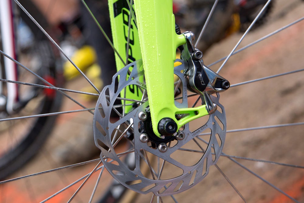 SRAM's recent recall of its hydraulic road brakes has impacted a number of top teams on the U.S. cyclocross circuit. Photo: Wil Matthews | VeloNews.com
