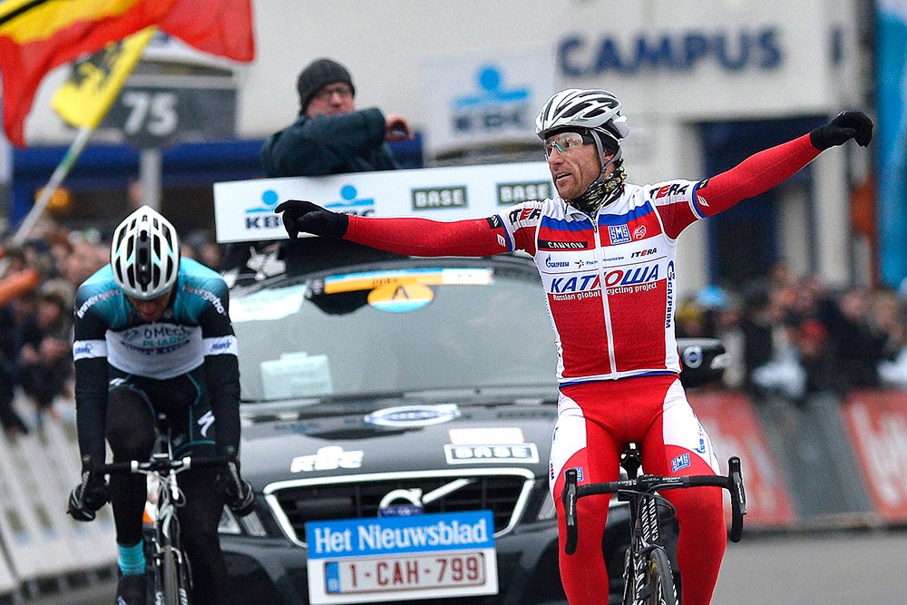Luca Paolini will defend his 2013 Omloop Het Nieuwsblad title Saturday in Gent, Belgium. Photo: Tim De Waele | <a href="http://tdwsport.com" target="_blank">TDWsport.com</a>