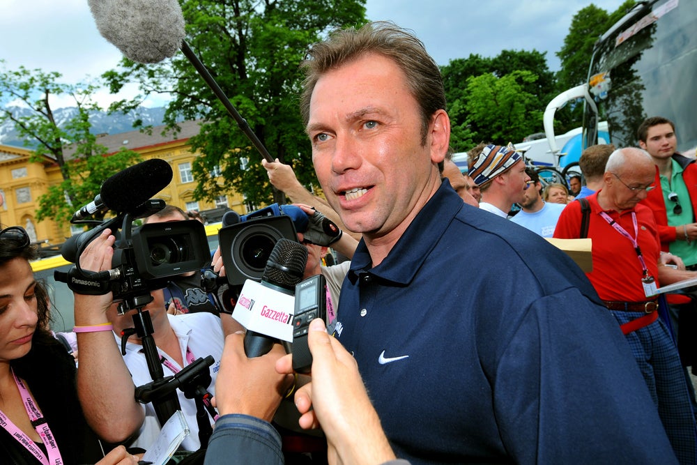 Belgian Johan Bruyneel was banned for 10 years from the sport for his role in the USPS doping ring. Photo: Tim De Waele | <a href="http://tdwsport.com" target="_blank">TDWsport.com</a> (File).