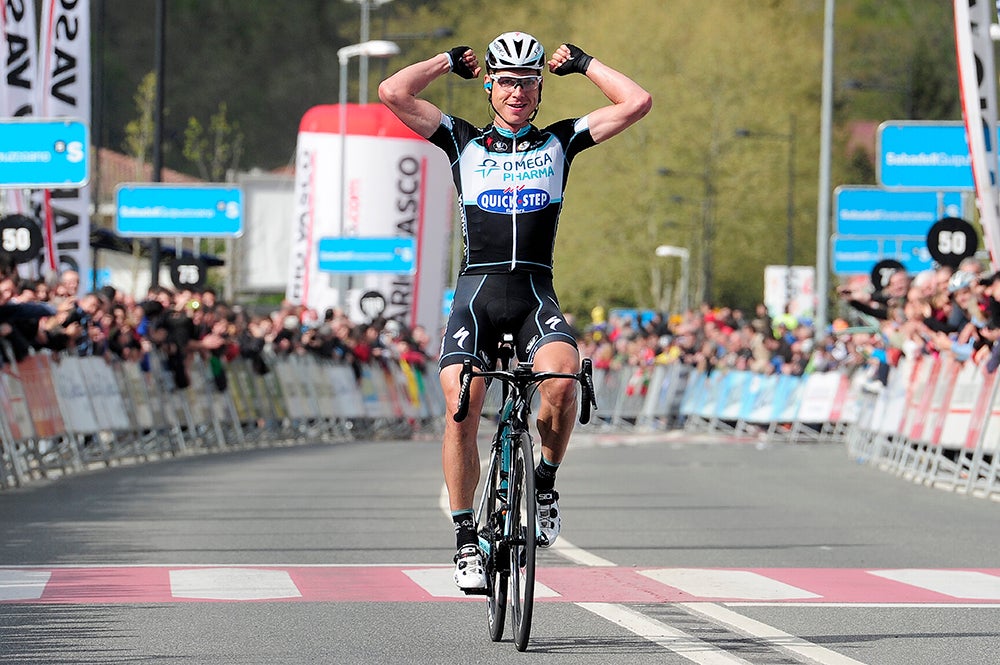 Tony Martin won stage 2 of the Vuelta al País Vasco with an 11-kilometer solo attack from the breakaway. Photo: Tim De Waele | <a href="http://tdwsport.com" target="_blank">TDWsport.com</a>