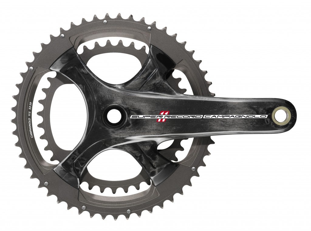 New Super Record crankset. 