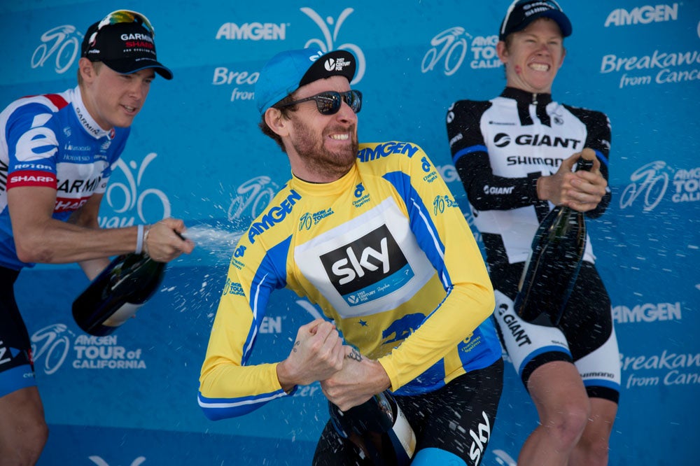 Bradley Wiggins rode to a 30-second overall victory at the Amgen Tour of California. Photo: Casey B. Gibson | <a href="http://www.cbgphoto.com">www.cbgphoto.com</a>