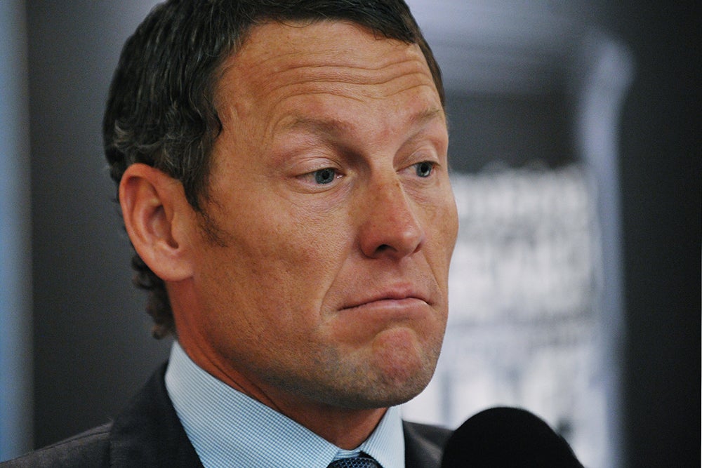 Armstrong met with three people running the Cycling Independent Reform Commission and their attorney in May.