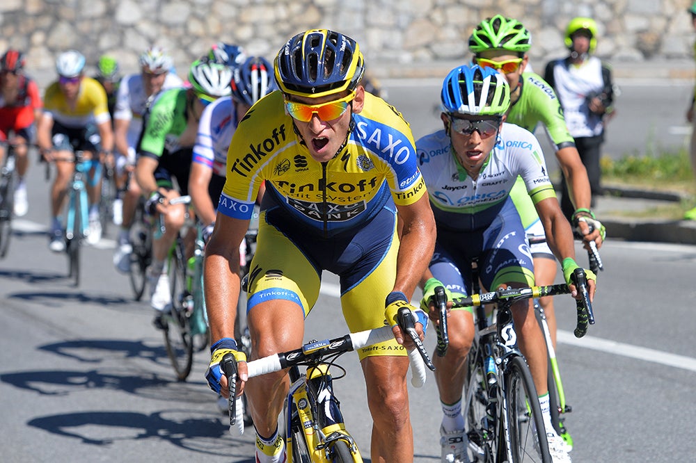 Roman Kreuziger racing to eighth overall in the 2014 Tour de Suisse. Photo: Tim De Waele | <a href=http://www.tdwsport.com target="_blank">TDWsport.com</a>