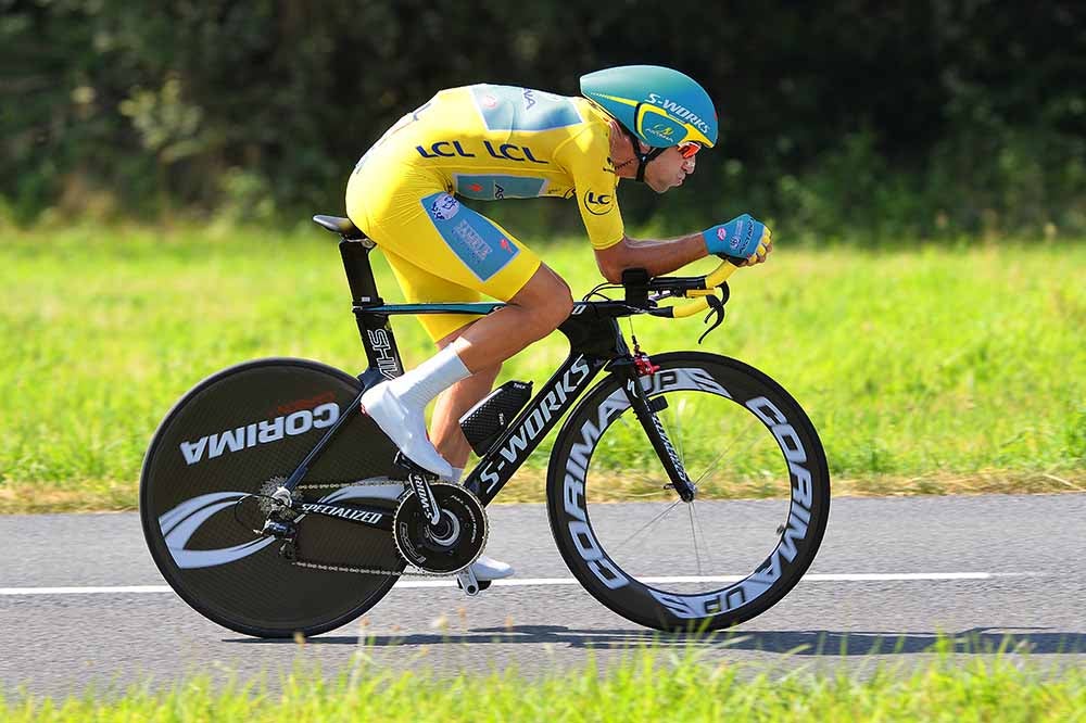 The race leader's effort against the clock was good enough for fourth on the day. Photo: Tim De Waele | <a href=http://www.tdwsport.com target="_blank">TDWsport.com</a>