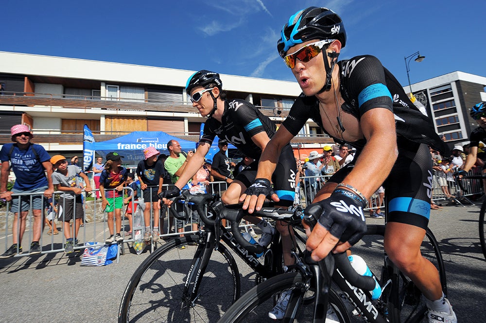 Richie Porte had a rough day on stage 13. Unable to keep pace on the final climb, Porte lost almost nine minutes and dropped from second on GC, to 16th place. Photo: Tim De Waele | <a href="http://tdwsport.com" target="_blank">TDWsport.com</a>