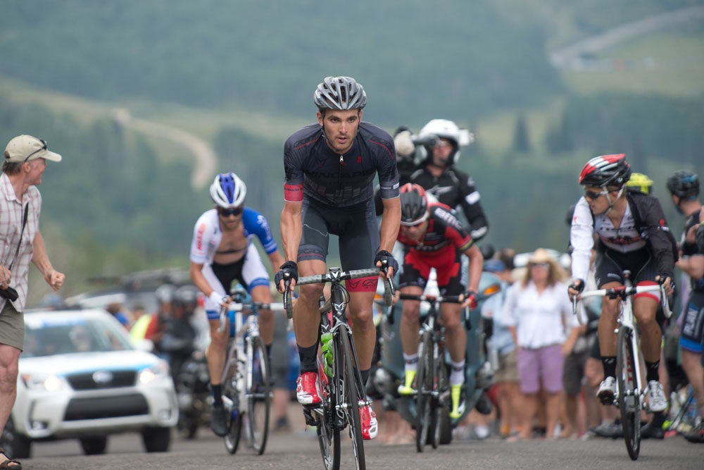 Joey Rosskopf nearly won the sixth stage at the Tour of Utah in August. Photo: Casey B. Gibson | <a href="http://www.cbgphoto.com">www.cbgphoto.com</a>