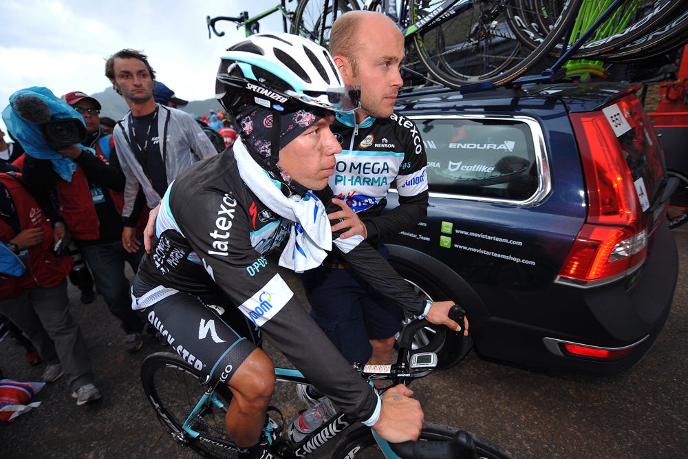 Rigoberto Uran is suffering from bronchitis and asthma and had to abandon the Vuelta. Photo: Tim De Waele | <a href="http://tdwsport.com" target="_blank">TDWsport.com</a>