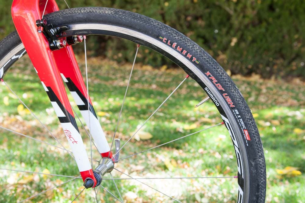 The USH is at home on a cyclocross bike, unless you're fighting through the slop. It would also do well as a touring tire for those who like dirt roads. Photo: Brad Kaminski | VeloNews.com