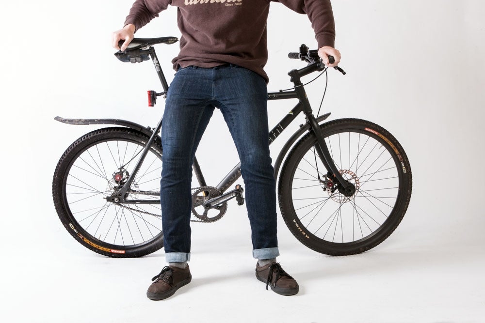 The 'Invisible Seat Gusset' provides more mobility in the saddle. Photo: Brad Kaminski | VeloNews.com