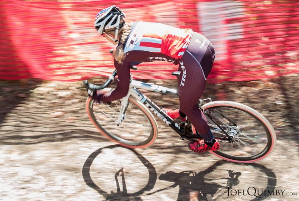 Katie Compton rode to victory on Sunday. Photo: Joel Quimby