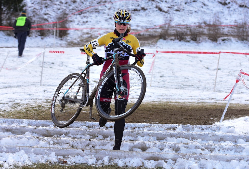 Now a dedicated cyclocross racer, Meredith Miller's pro career started out on the road. Photo:Dave McElwaine (File).