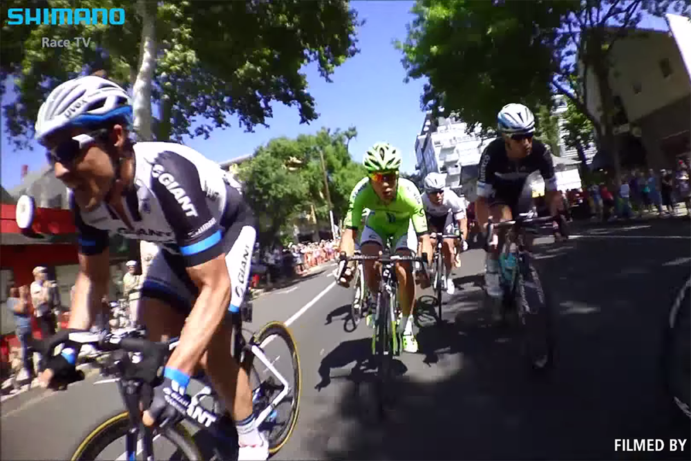 The view from inside the peloton is chaotic, impressive, and unquestionably entertaining. 