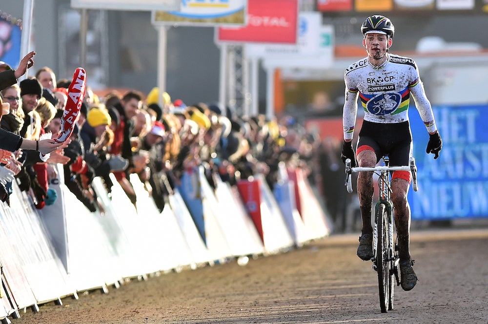 Mathieu van der Poel adds another title to his collection. Photo: Tim De Waele | <a href=http://www.tdwsport.com target="_blank">TDWsport.com</a>