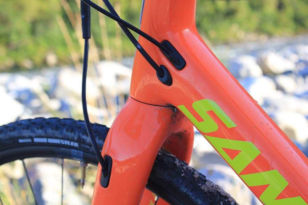 The only holes in a frame should be the ones drilled by the manufacturer. Photo: Logan VonBokel | VeloNews.com