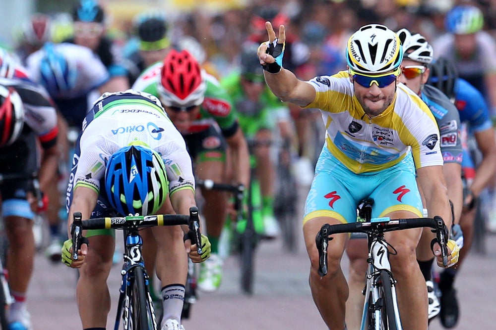 Andrea Guardini edged Caleb Ewan for the second straight stage at the Tour de Langkawi. Photo: Tim De Waele | <a href="http://www.tdwsport.com" target="_blank">TDWsport.com</a>