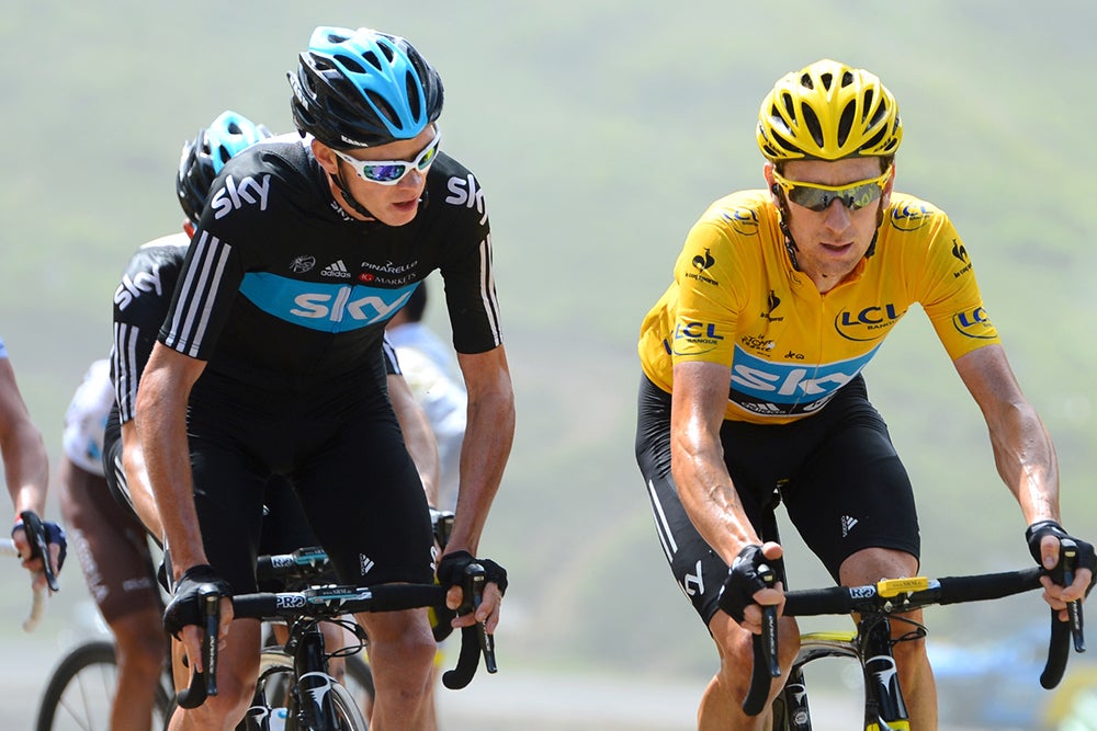After a near-perfect run to the 2012 Tour, Wiggins rode into yellow, but soon found an uncomfortable rival in his up-and-coming teammate Chris Froome. Photo: Tim De Waele | <a href="http://www.tdwsport.com" target="_blank">TDWsport.com</a> (file)